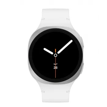Samsung Galaxy Watch 8 3,3 cm (1,3 inch) AMOLED 40 mm digitaal 438 x 438 pixel touchscreen zilver Wi-Fi GPS (satelliet)