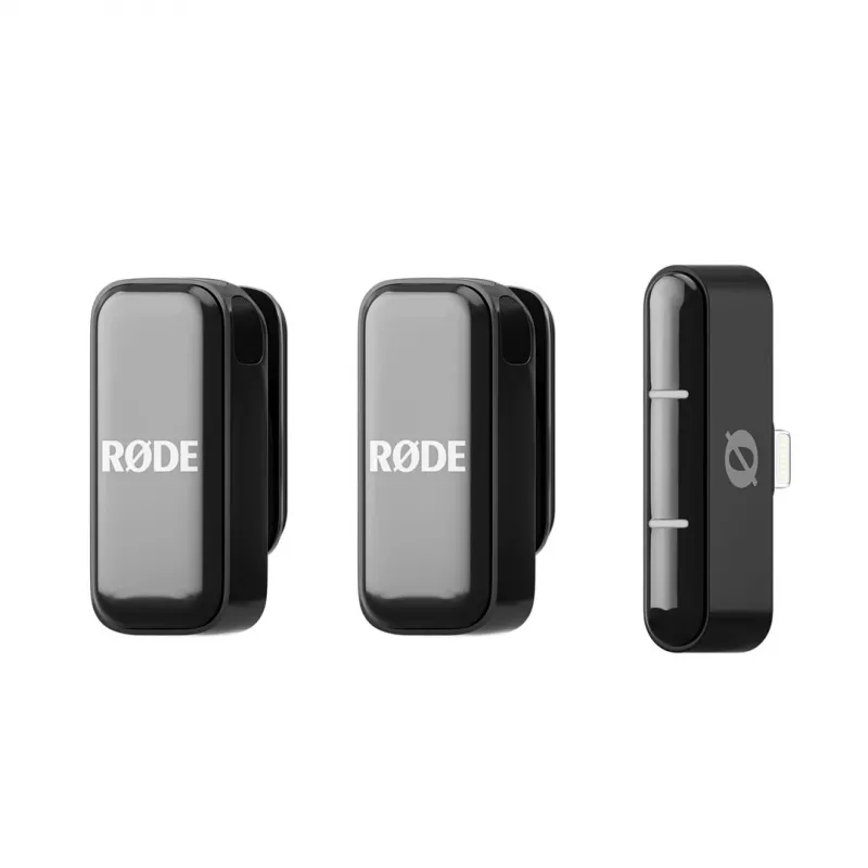 Draadloos microfoonsysteem Rode Wireless Micro Lightning — omnidirectioneel, 48 kHz, 24-bit, 100 m bereik, 7 u batterij