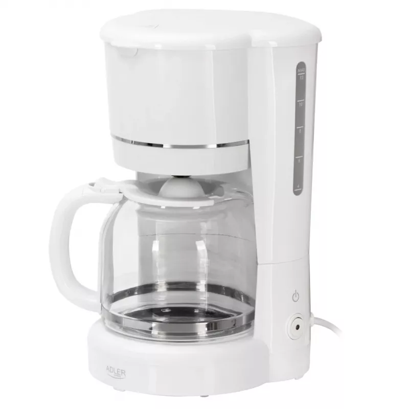 Adler AD 4383w filterkoffiezetapparaat voor gemalen koffie 1,5 L wit