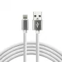 everActive kabel USB Lightning 1m - wit, silicone, snelladen, 2,4A - CBS-1IW