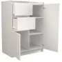 Topeshop 2D2S BIEL ladekast, wit