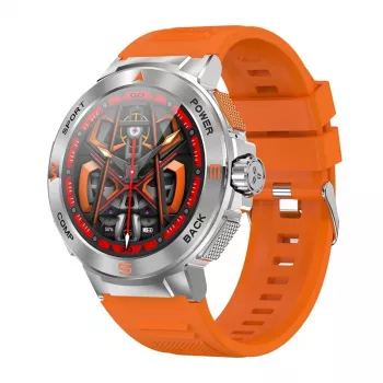 Smartwatch BlitzWolf BW-AT5 oranje met Bluetooth en hartslagmeter