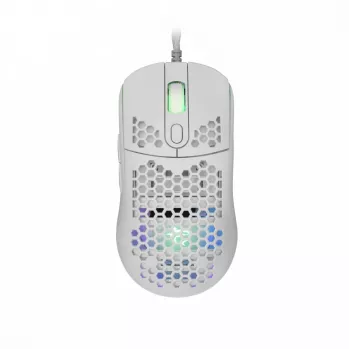 Muis White Shark GALAHAD wit USB Type-A