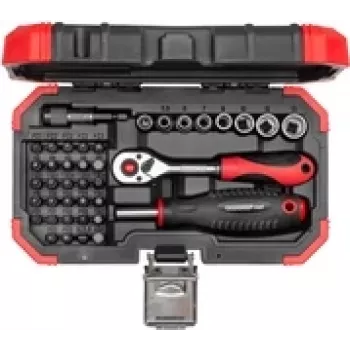 Steeksleutel- en bitset gedore red 3301349 — 40-delig