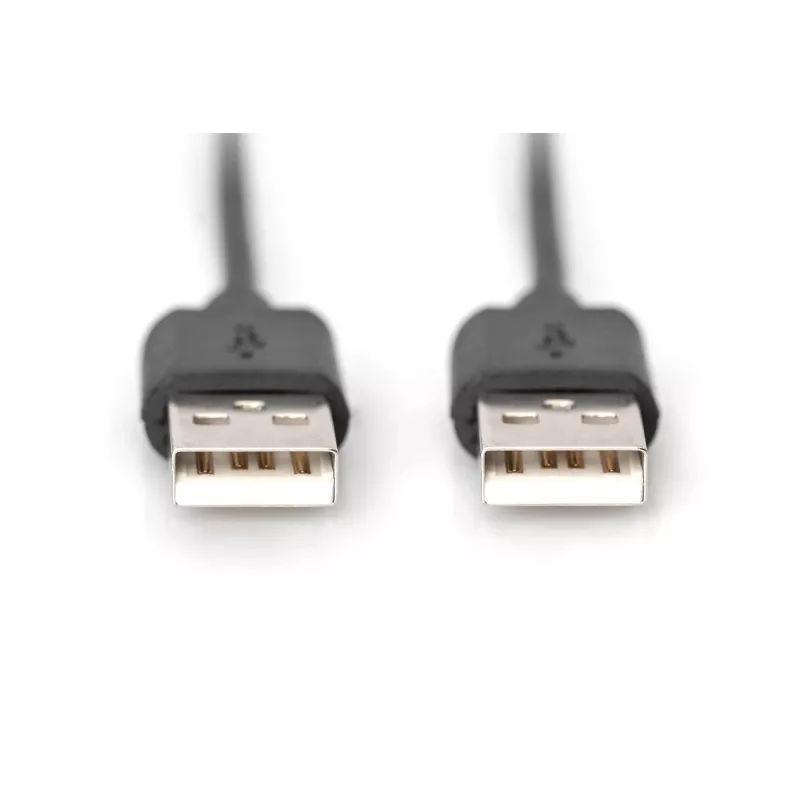 Assmann USB-verbindingskabel, type A M/M, 3,0 m, USB 2.0 compatibel, UL, zwart (AK-300100-030-S)