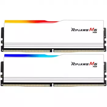 DIMM 32 GB DDR5-6000 (2x 16 GB) dual-kit, geheugen wit, F5-6000J3636F16GX2-RM5RW, Ripjaws M5, INTEL XMP