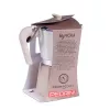 Koffiemachine Pedrini 02CF169 — espressokoker, gelakt aluminium, capaciteit 6 kopjes