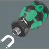 Wera Kraftform compact Stubby Magazin 2 multibit-schroevendraaier platte schroevendraaier