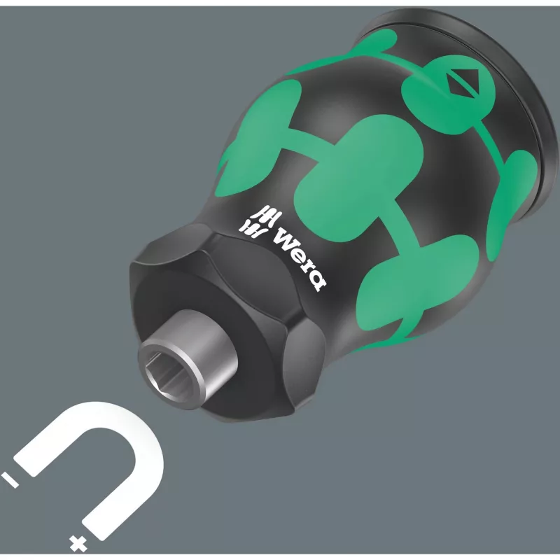 Wera Kraftform compact Stubby Magazin 2 multibit-schroevendraaier platte schroevendraaier