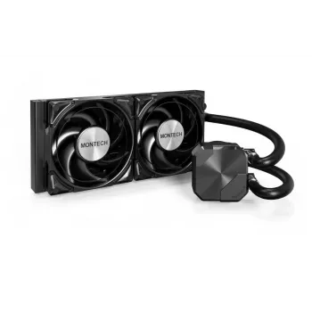 Montech HyperFlow Silent 240 processor all-in-one vloeistofkoeler 12 cm zwart 1 st.