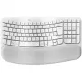 Logitech Wave Keys toetsenbord met gepolsterde polssteun draadloos Bluetooth LE QWERTY off-white (PAN)