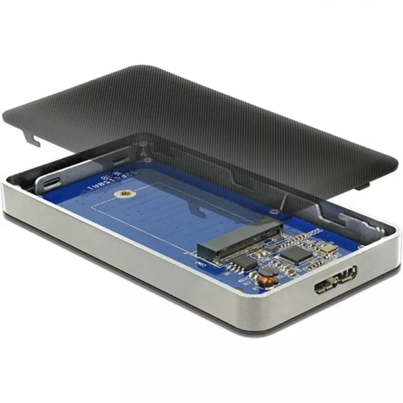 SSD-behuizing DELOCK 42594 zwart zilver M.2