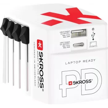 Oplader Skross 1.302332 indoor AC 100-250V 20V 1x USB Type-C wit