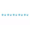 DIGITUS - kabelclips met kleurcodering - voor patchkabels - blauw (verpakking van 100) (A-CC-B)