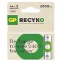 Batterijen R6/AA NI-MH 2 600mAh blister 2 stuks