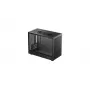 DeepCool CH160 PLUS R-CH160-BKNGM0-G compacte (SFF) computerbehuizing, Mini-ITX/Micro-ATX, gehard glas, zwart