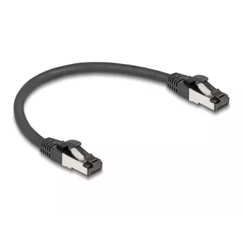 Netwerkkabel DeLOCK 80566 RJ-45 Cat8.1 0,25 m zwart