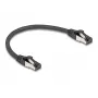 Netwerkkabel DeLOCK 80566 RJ-45 Cat8.1 0,25 m zwart