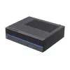 Akyga AK-302-01BL SFF-pc-behuizing, Micro-ATX / Mini-ITX, USB-C + 2x USB 3.0 + USB 2.0, zonder voeding, zwart