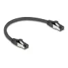 Netwerkkabel DeLOCK 80566 RJ-45 Cat8.1 0,25 m zwart