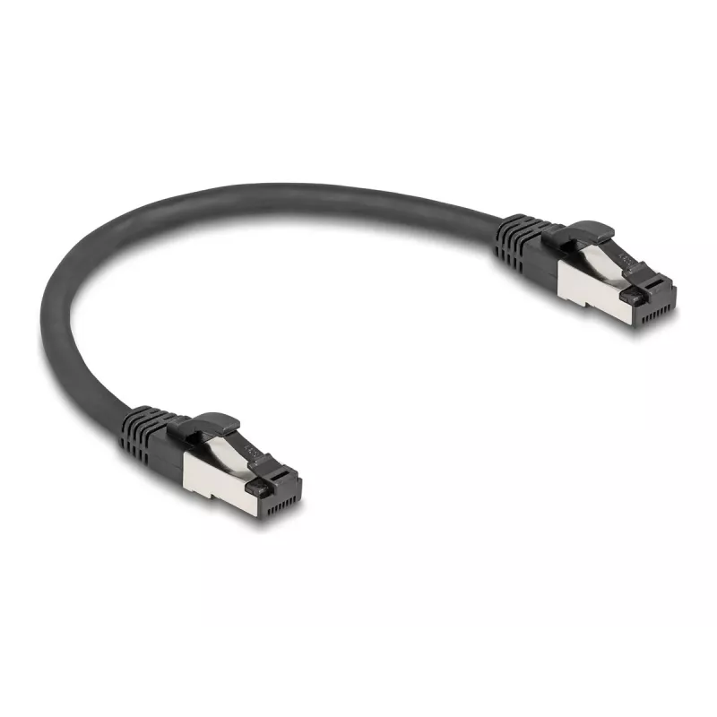 Netwerkkabel DeLOCK 80566 RJ-45 Cat8.1 0,25 m zwart