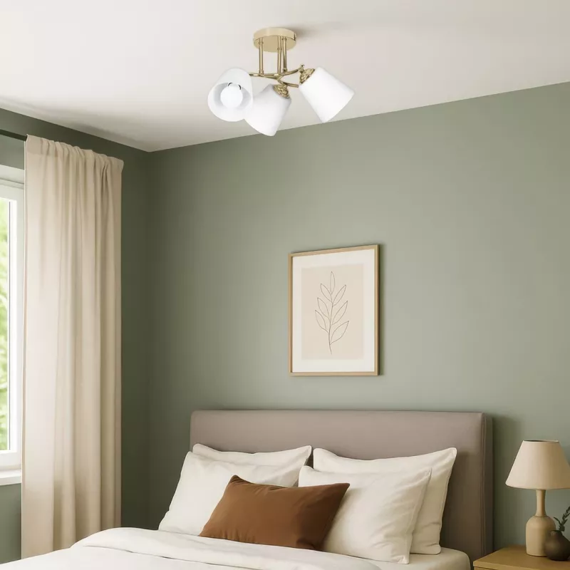 Activejet AJE-EMILY 3P GOLD E27 hanglamp 3x40W