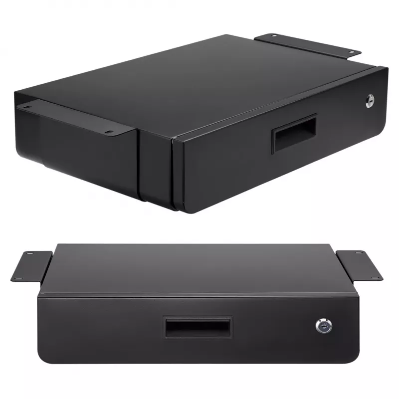 Bureaulade MACLEAN MC-461 ergonomisch compact design, eenvoudige montage, onderbureau-accessoire