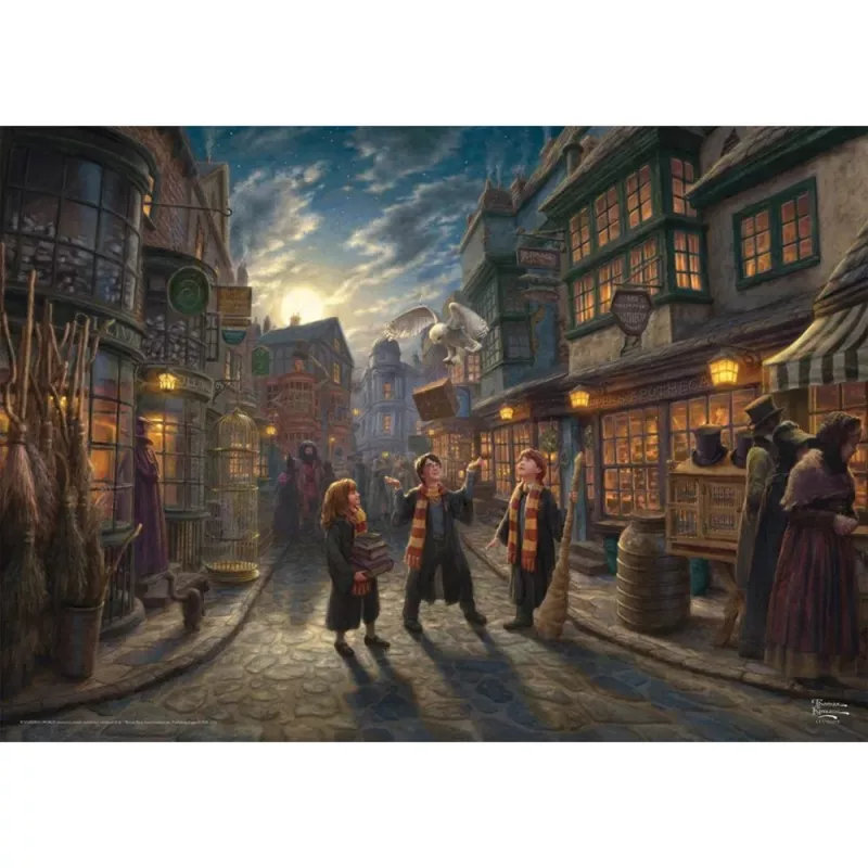 Thomas Kinkade Studios Wizarding World Harry Potter - Diagon Alley, puzzel 1000 stukjes