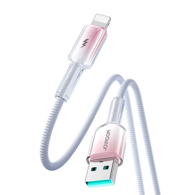 USB-A naar Lightning-kabel Joyroom S-A42 3A 1,2 m wit