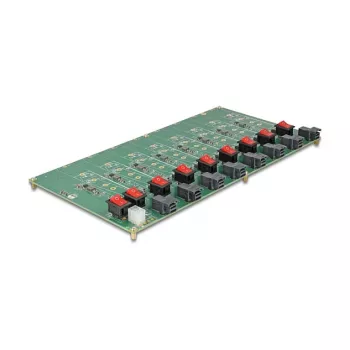 Delock M.2 testboard voor 8x M.2 NVMe Key M SSD, SFF-8643, 61073