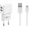Goobay 44985 mobiele telefoonkabel wit