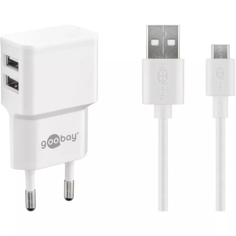 Goobay 44985 mobiele telefoonkabel wit