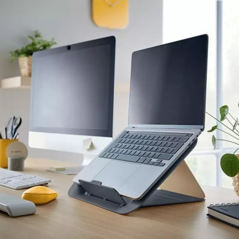 Leitz Ergo Cosy verstelbare laptopstandaard, 80 % gerecycled kunststof