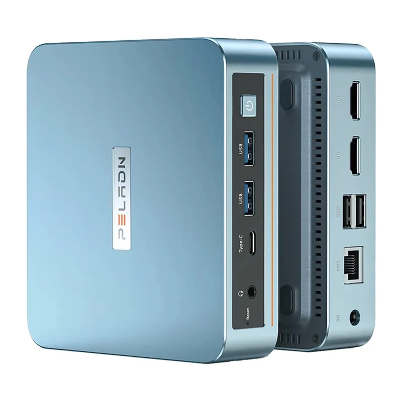 Mini-pc Peladn WI-6 N150 — 16 GB RAM, 512 GB SSD, compacte desktop