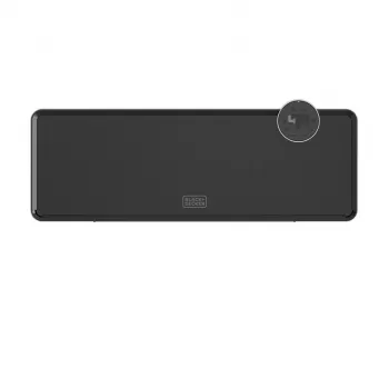 Wandkachel Black & Decker BXWSH2001E 2000W, instelbare thermostaat, IP22, LED-display, afstandsbediening, wandmontage