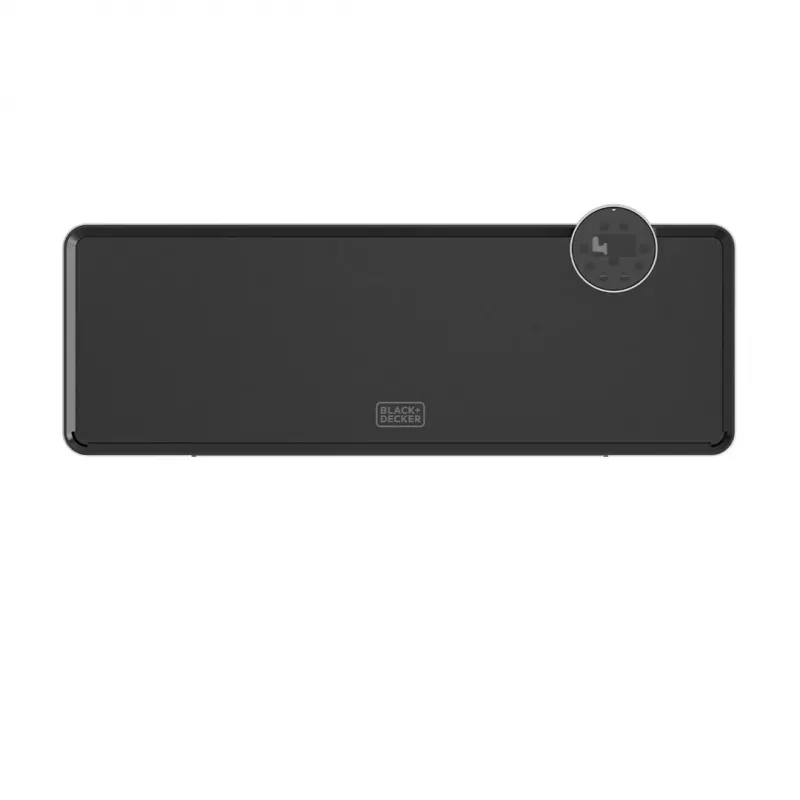 Wandkachel Black & Decker BXWSH2001E 2000W, instelbare thermostaat, IP22, LED-display, afstandsbediening, wandmontage