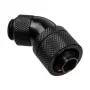 Alphacool HF aansluiting 45 graden G1/4 inch AG op 16/10mm - draaibaar, zwart