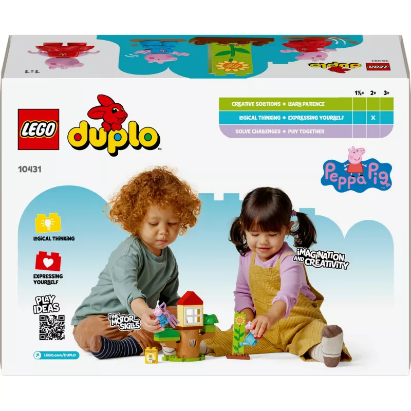 Lego 10431 Duplo Peppa Pig tuin en boomhut speelset