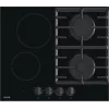 Gorenje GCE691BSC zwart inbouw 60 cm combi 4 kookzones