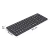 Multi-device draadloos toetsenbord WK-300 zwart