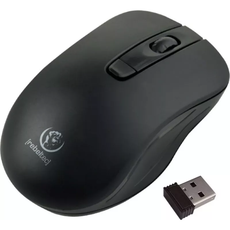 Optische draadloze muis Rebeltec STAR zwart RBLMYS00055 interface
