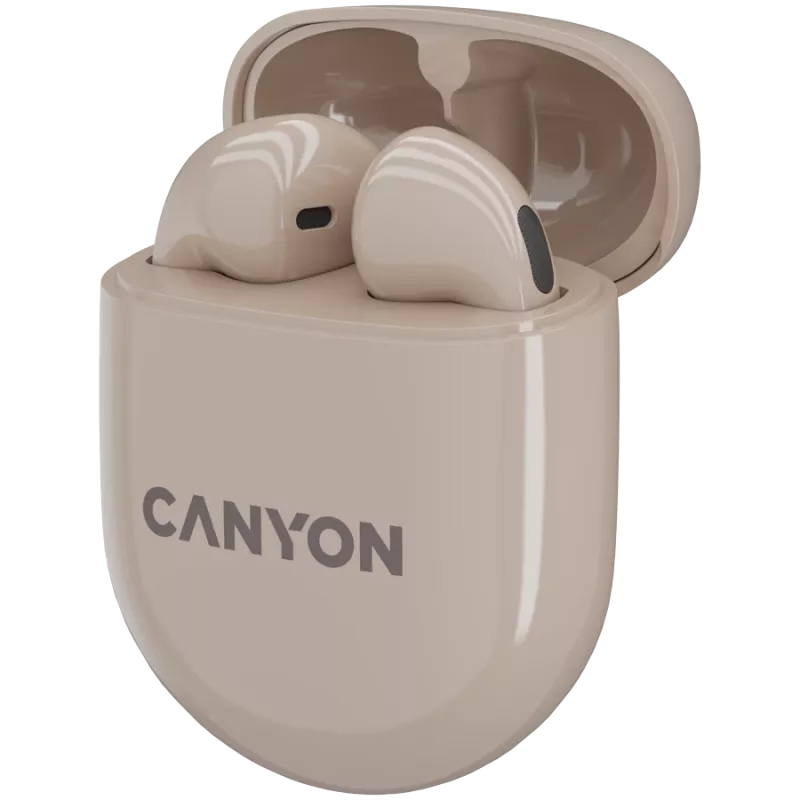 Canyon Bluetooth-headset TWS-6 Gaming Mode/BT 5.3 beige retail (CNS-TWS6BE)