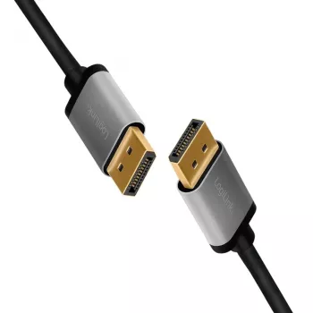 Logilink - DisplayPort-kabel - DisplayPort (M) naar DisplayPort (M) - DisplayPort 1.2 - 5 m - ondersteuning voor 4K 60 Hz, ondersteunt 2K 165 Hz (2560 x 1440)