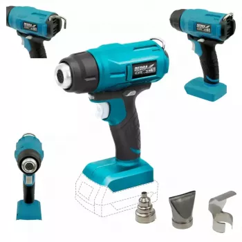 Heteluchtpistool Dedra DED7058 2000W met instelbare temperatuur