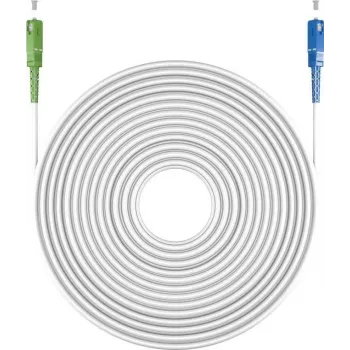 Goobay 59626 Glasvezelkabel 30 m SC/UPC SC/APC FTTH OS2 wit (59626)