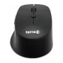 Draadloze, stille USB-muis Terra 4000 van Terra — 6 knoppen, rechtshandig, zwart