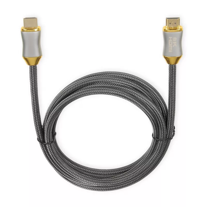 HDMI-kabel IBOX HD08 2 m, HDMI Type-A stekker-stekker, HDMI 2.1, zilver