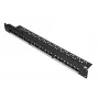 Patchpanel Extralink 24-poorts U/UTP (UTP) modulair, 1U, zwart, 482,6 mm breed
