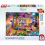 Puzzel Schmidt Spiele Jeff Haynie 1000 stukjes — caravan aan zee, landschapspuzzel met 1000 stukjes