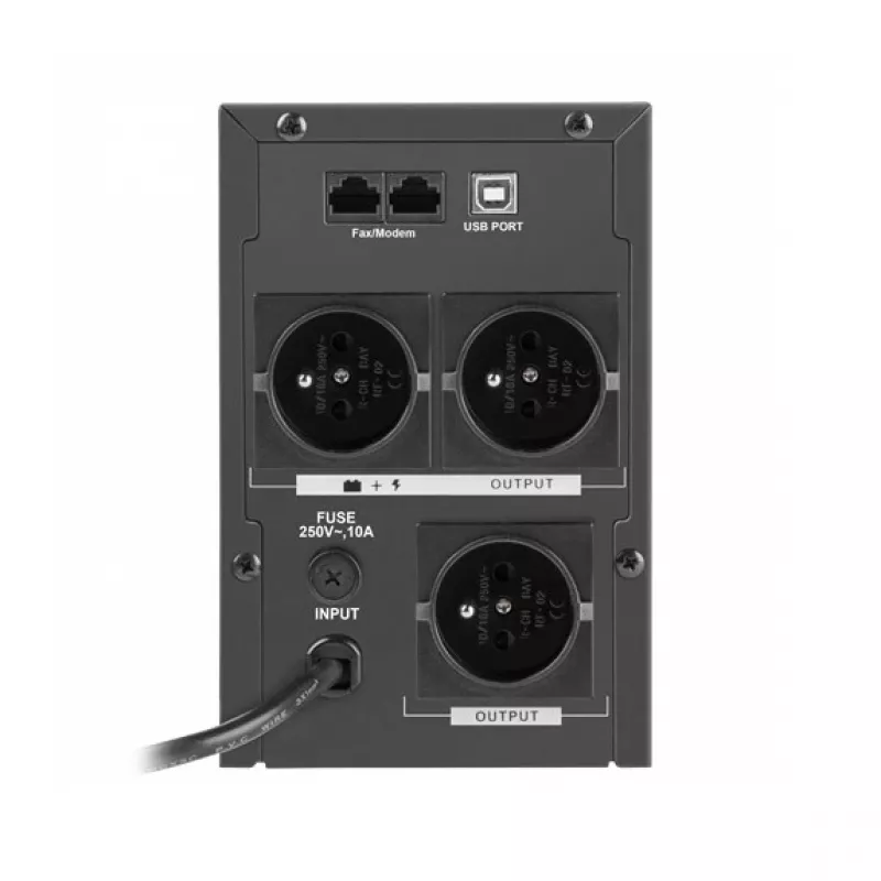 Armac O/1500E/LCD UPS (uninterruptible power supply) line-interactive 1,5 kVA 3 stopcontacten